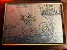 Load image into Gallery viewer, Seahorse Surfing - The Castles we Build 37/200 - Framed A4 Art Print
