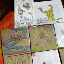 Load image into Gallery viewer, Mega 9 CD Bundle &amp; Full Discography USB Drive &amp; Art Prints (6 Handdrawn Albums)
