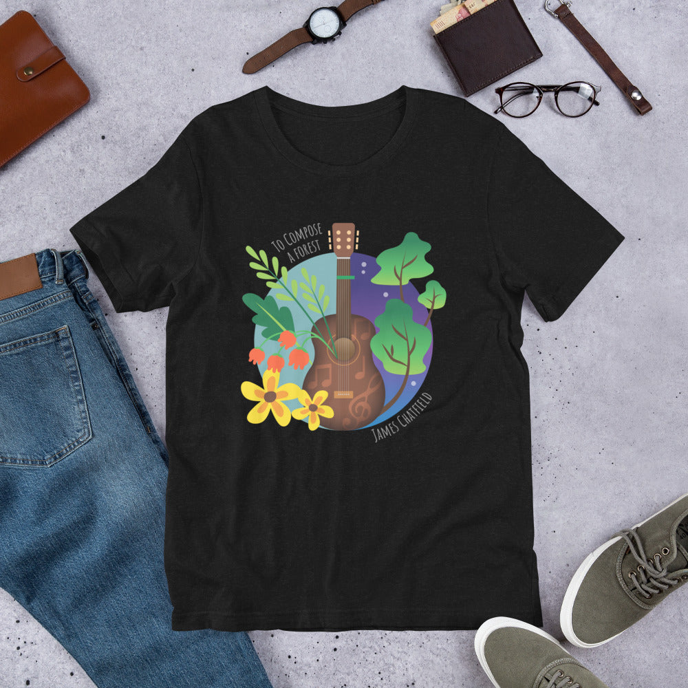 to compose a forest' unisex t-shirt